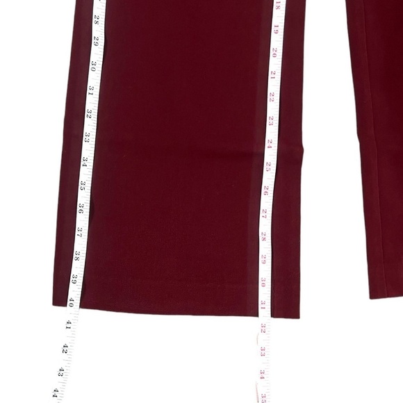 Apt. 9 Modern Fit Wine Color Pants - Size 8 - Picture 7 of 10